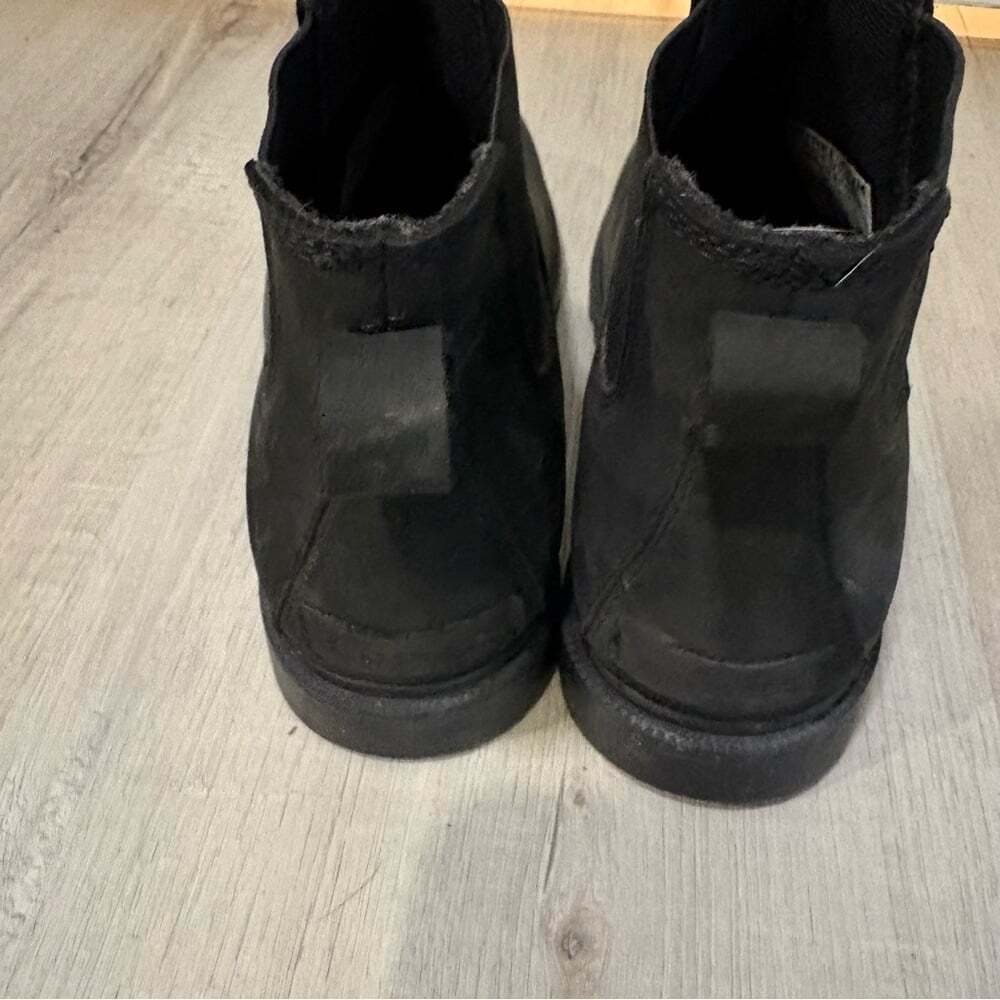 SOREL Ainsley Chelsea Black Waterproof Leather Ankle Winter Boot Size 6 Women's - Picture 6 of 8